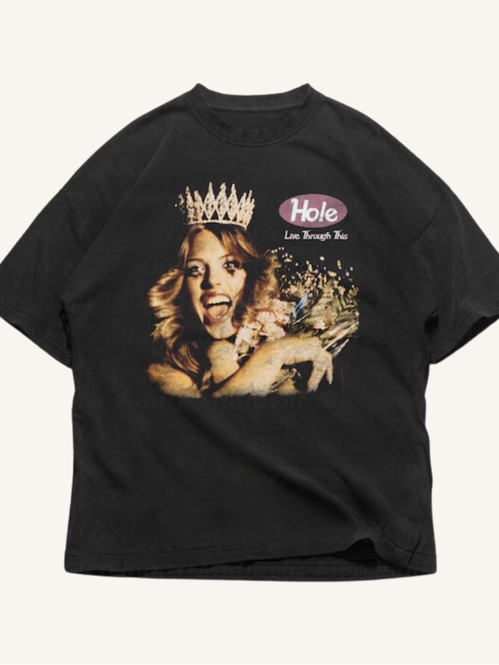 Hole Live Through This T-Shirt, 90s Retro Band Graphic Tee